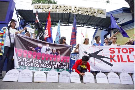 Negros Massacre: Murder of 14 farmers in Negros, The Philippines.